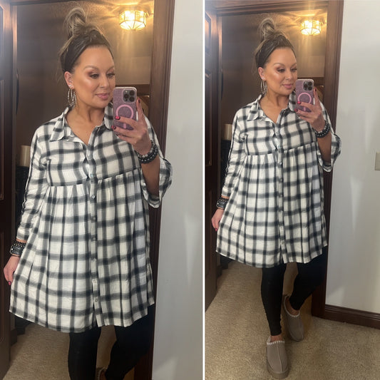 Plaid Dress Outfit